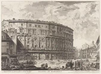 The Theater of Marcellus. This Building was Built by Augustus, and Dedicated to His Nephew Marcellus, from Views of Rome
