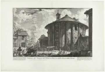 Temple of Hercules Invictus in Rome (Views of Rome series)