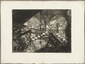 The Arch with a Shell Ornament, plate 11 from Imaginary Prisons