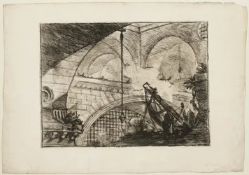 The Arch with a Shell Ornament, plate 11 from Imaginary Prisons