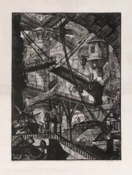 The Drawbridge, plate 7 from Carceri