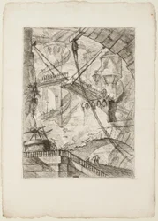 The Drawbridge, plate 7 from Imaginary Prisons