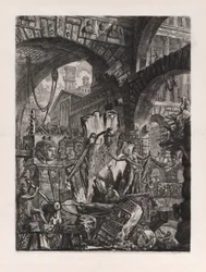 The Man on the Rack, Plate 2 from Carceri