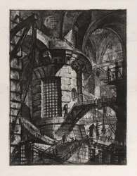 The Round Tower, plate 3 from Carceri d