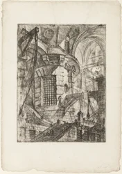 The Round Tower, Plate 3 from Imaginary Prisons