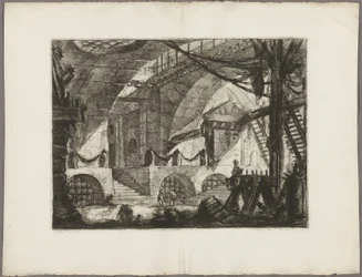 The Sawhorse, plate 12 from Imaginary Prisons
