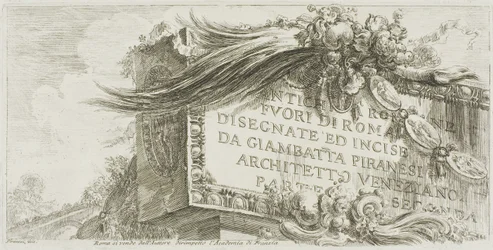 Title Page: Roman Antiquities outside Rome, Part Two, from Some Views of Triumphal Arches and other Monuments