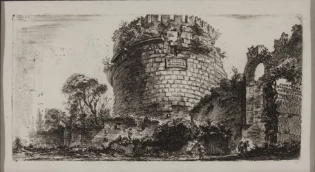 Tomb of Caecilia Metella called Capo di Bove, or Ox Head