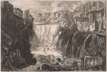 View of the Tivoli Waterfall