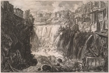 View of the Waterfall of Tivoli