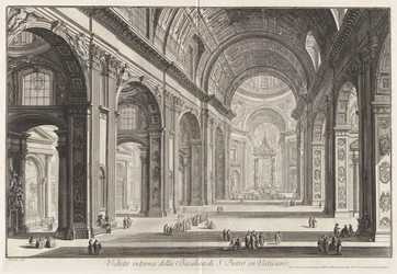 Interior View of Saint Peter