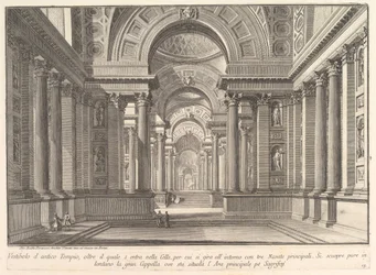 Vestibule of an ancient temple