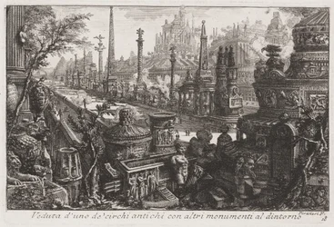 View of an Old Circus with Other Monuments Inside (detail)