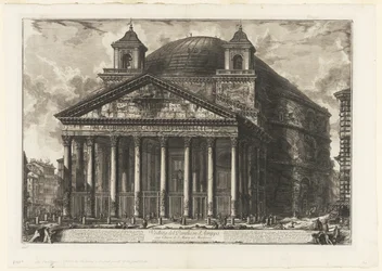 View of the Pantheon of Agrippa, today S. Maria ad Martyres, from Views of Rome
