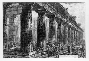 View of the Temples of Paestum