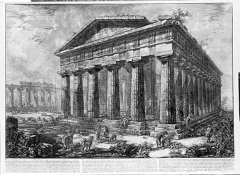 View of the Temples of Paestum