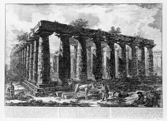 View of the Temples of Paestum