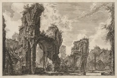Views of Rome: Ruins of the Sixtus or the Great Hall of the Baths of Antoninus