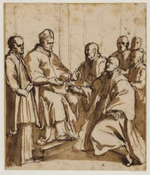 Pope Paul V Issuing the Bull "Universi agri domini" of 1612
