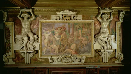 Hunting out Ignorance, Decorative Scheme in the Gallery of Francis I (detail)