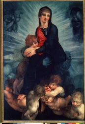 The Virgin and the Child with Angels
