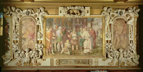 The Unification of the State, Decorative Scheme in the Gallery of Francis I (detail)