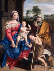 The Virgin and Child with St Elizabeth and the Infant St John