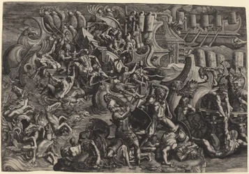 The Trojans Repulsing the Greeks
