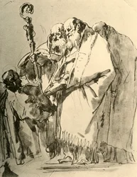 A Bishop, two other Priests and a Deacon with the Ritual