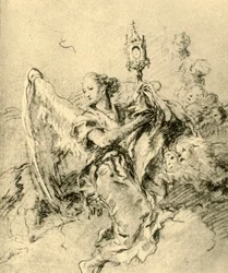 Angel with Monstrance, 1767-1769, 1928