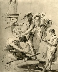 Beheading of a Saint, mid 18th century, 1928