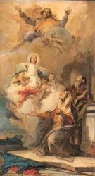 God the Father Sends the Virgin Mary to Her Parents Joachim and Anna (The Vision of St Anne)