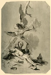 Hagar and Ishmael, 1735