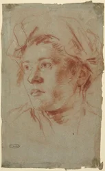 Head of a Youth Wearing a Hat
