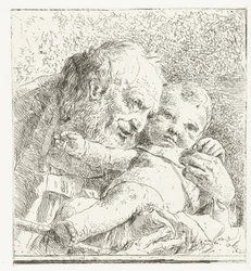 Saint Joseph with Christ Child in Arms