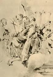 Madonna with Saints and Angels, mid 18th century, 1928