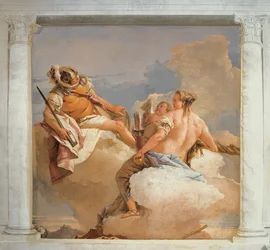 Mars and Venus, from the Room of Olympian Deities in the Foresteria (Guesthouse)