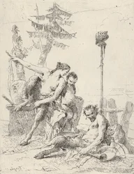 Satyr Family Pan and his Family, from the Scherzi