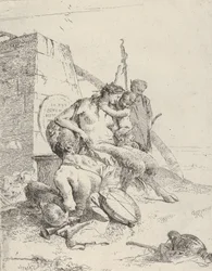 Satyr Family with the Obelisk, from the Scherzi