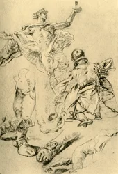 Study for a Page in the Kaisersaal, 1751-1752, 1928