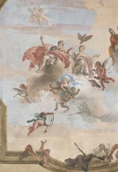 The Fall of the Demons, Stories of Scipio, detail, 1731 (detail)