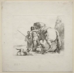 Various Caprices: The Cavalier Mounting his Horse