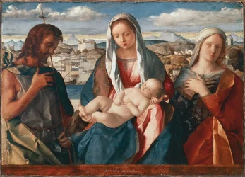 Madonna and Child with St John the Baptist and a Saint