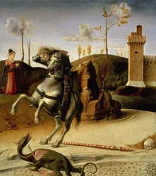 St. George and the Dragon (detail)