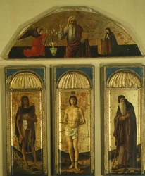 Triptych of St Sebastian