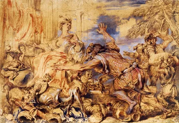Circe Changing Companions of Ulysses into Beasts