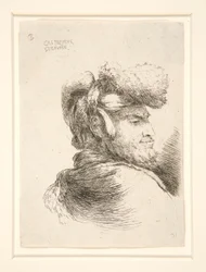 A Man in Profile, turned to right, from the series Les petites tetes
