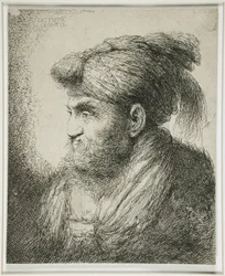 Bearded Man Wearing a Turban