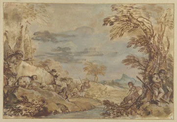 Landscape with Moving Herds