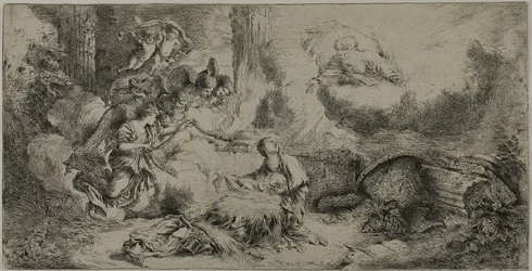 The Nativity with God the Father and Angels